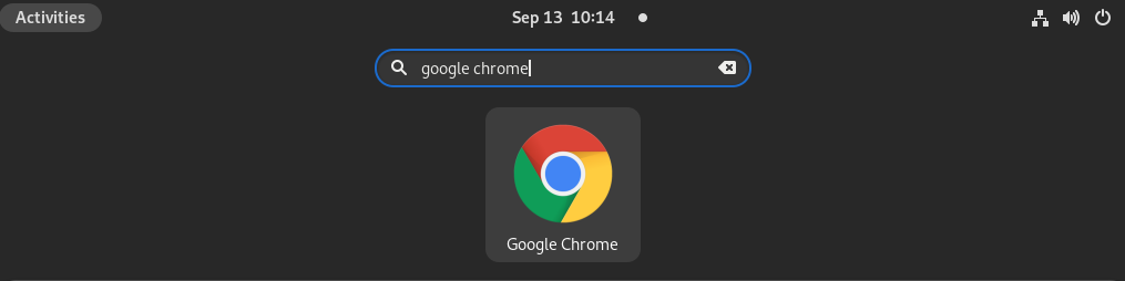 search google chrome